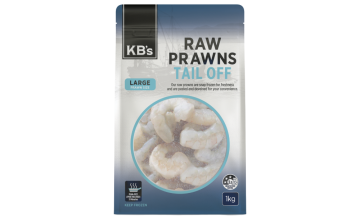 KB's Raw Prawns Tail Off