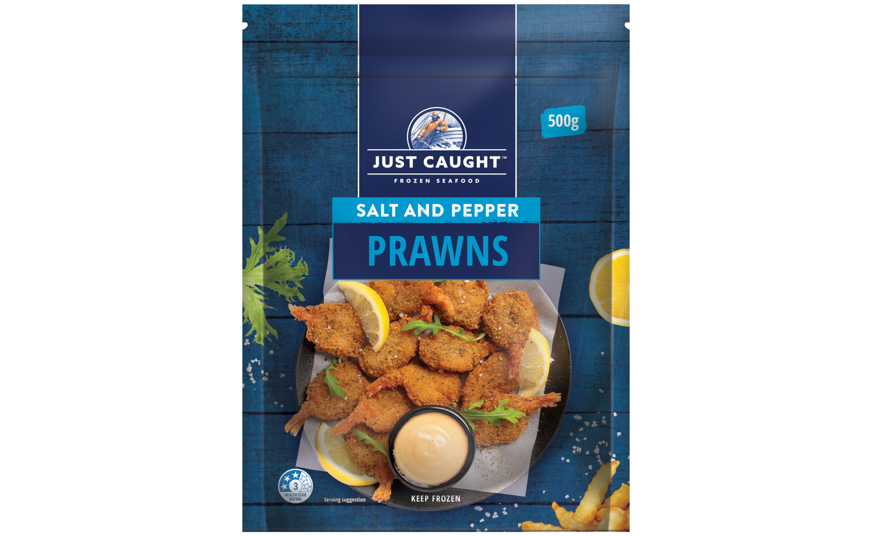 Just Caught Salt and Pepper Prawns KB Seafood Co