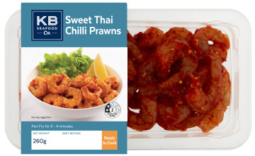 KB Seafood Co Sweet Thai Chilli Prawns