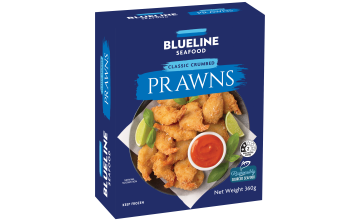 Blueline Classic Crumbed Prawns