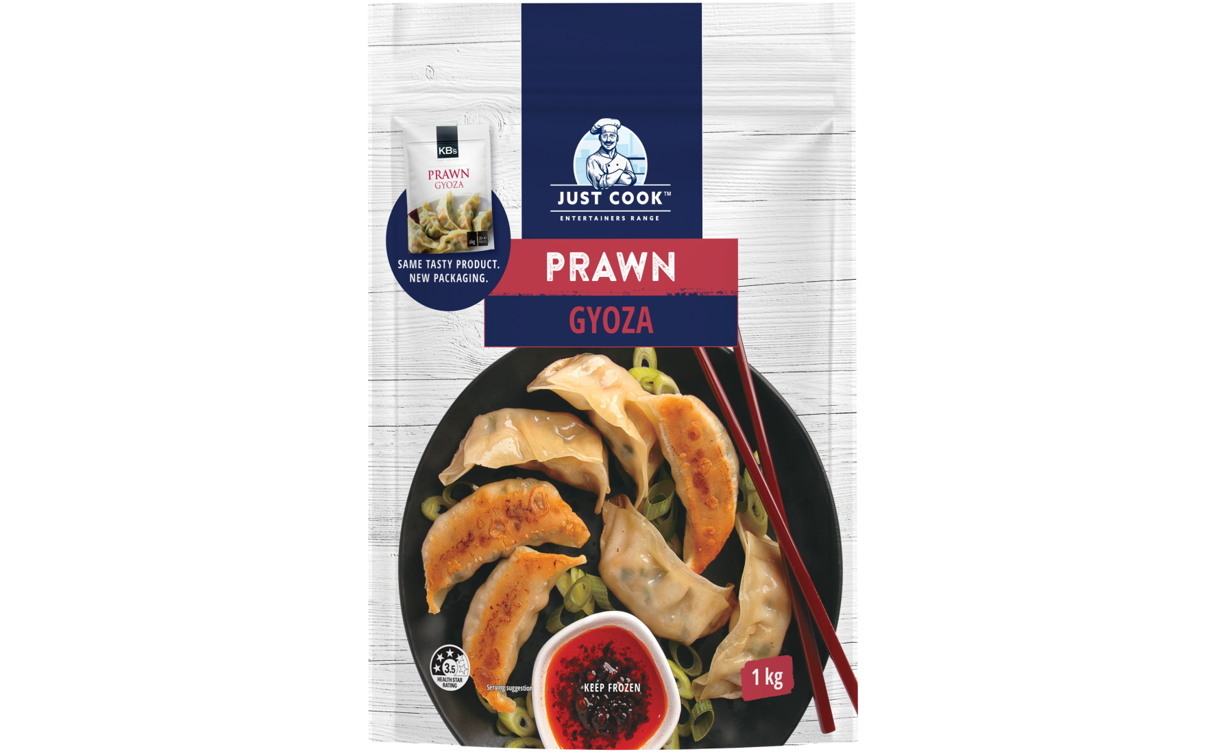 Just Cook Prawn Gyoza KB Seafood Co