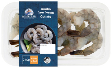 JC Seafood Raw Prawn Cutlets