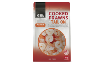 KB's Cooked Prawns Tail On