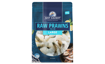 Just Caught Raw Prawns Tail On