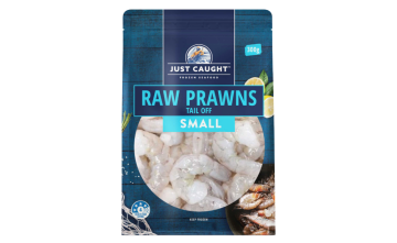 Just Caught Raw Prawns Tail Off