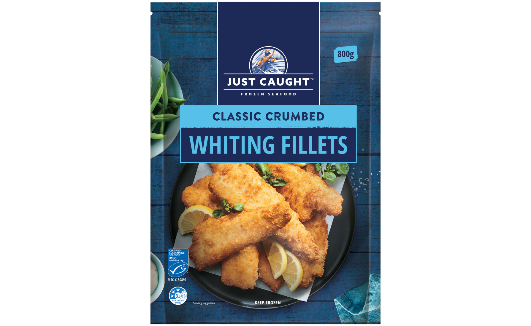 Just Caught Classic Crumbed Whiting Fillets - KB Seafood Co