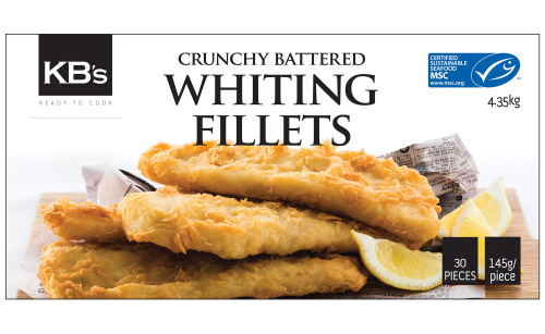 KBs Crunchy Battered Whiting Fillets