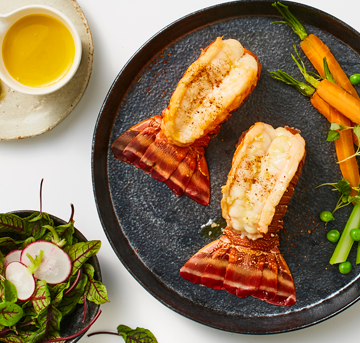 Lobster Tails with Garlic Butter